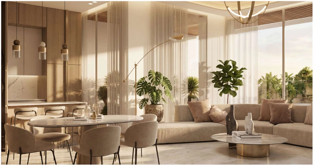 1 Bedroom Residence floor plan at Lunaya Terraces